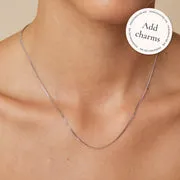 Astrid & Miyu Bold Miyu Story Chain collier or blanc massif