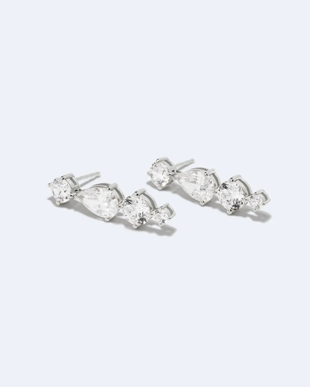 Completedworks Time Vacuum boucles zirconia argent