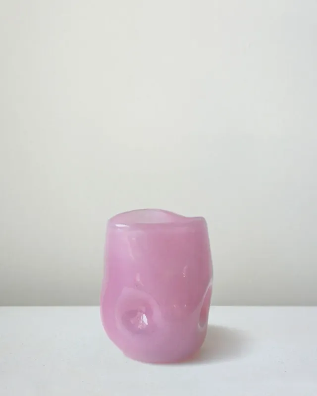 Completedworks Thaw verre tumbler rose recyclé