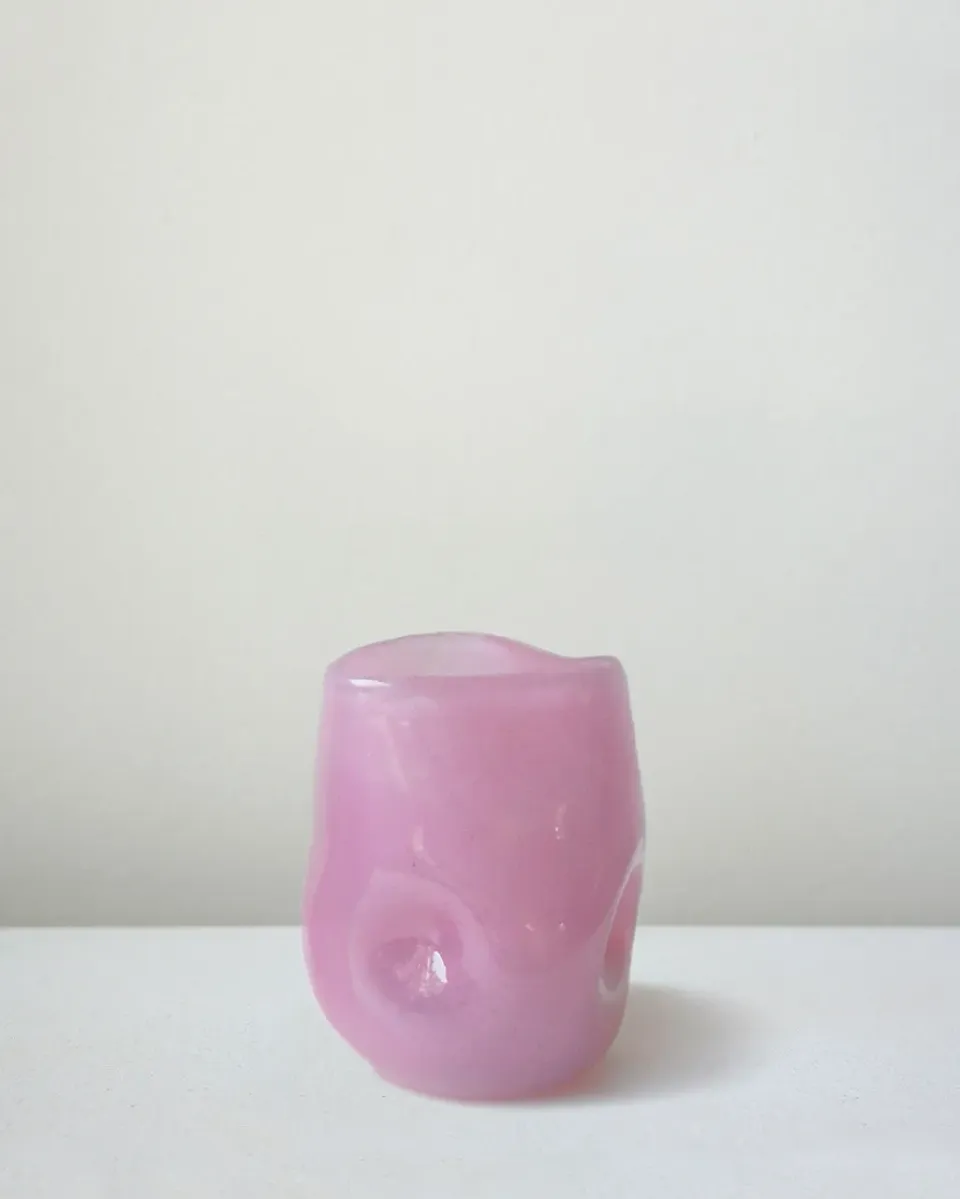 Completedworks Thaw verre tumbler rose recyclé