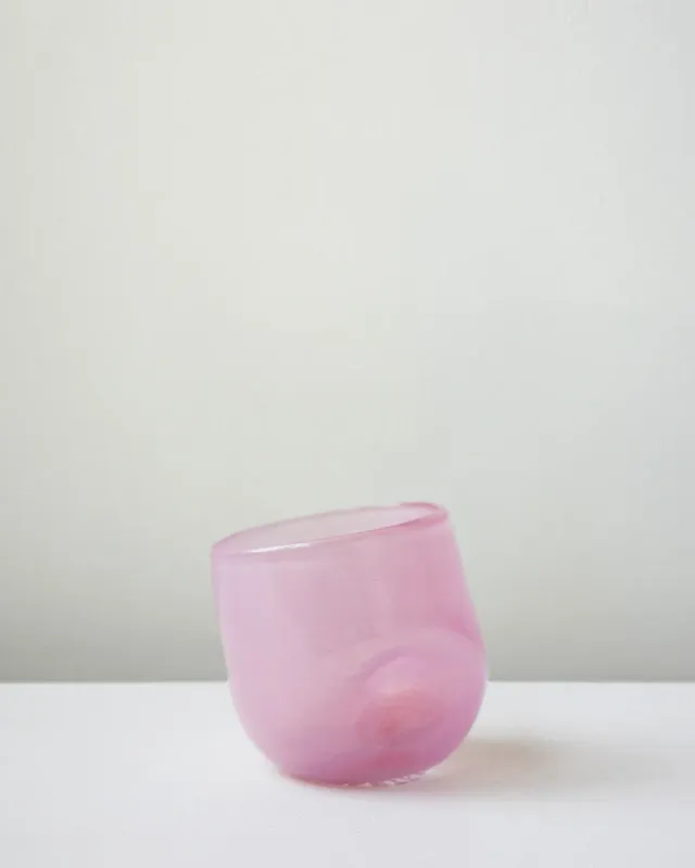 Completedworks Thaw lot de 2 verres rose verre recyclé