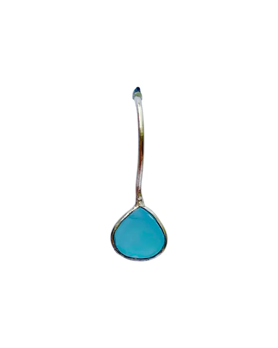 Le Fourbi de Capucine LF67 boucles d'oreilles laiton doré aventurine
