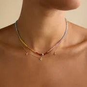 Astrid & Miyu Moon Click breloque or jaune 9 carats lune