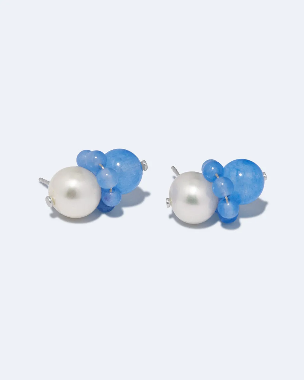 Completedworks Floe II boucles d'oreilles perle agate