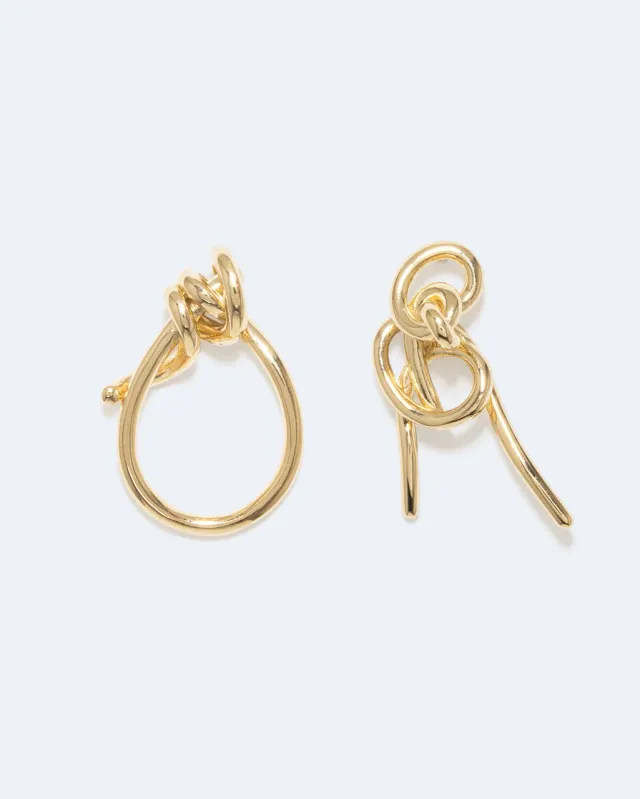 Completedworks Coil Notsobig Thread II boucles d’oreilles vermeil recyclé