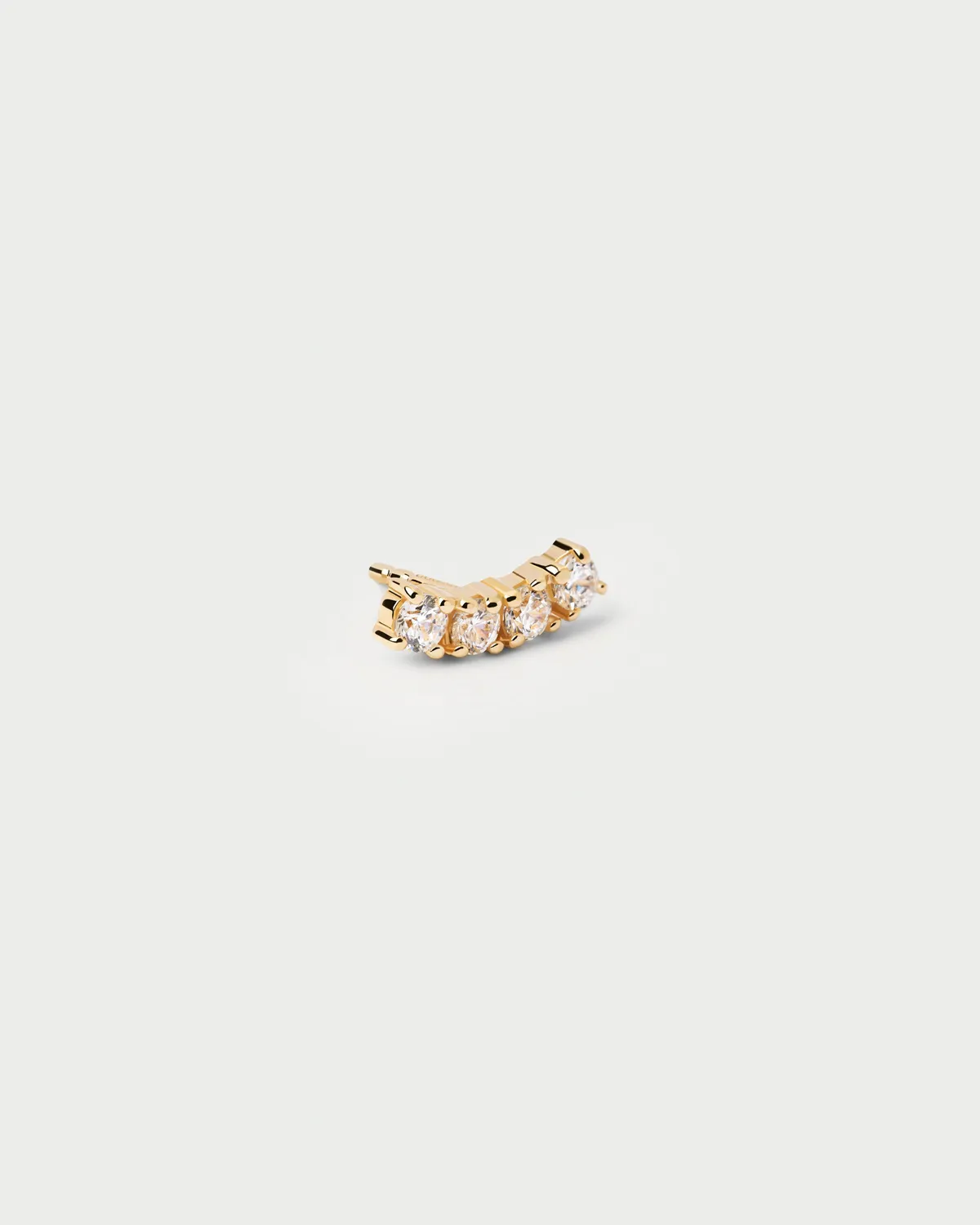 PDPAOLA Uma mono-boucle argent zirconia 2,5 mm
