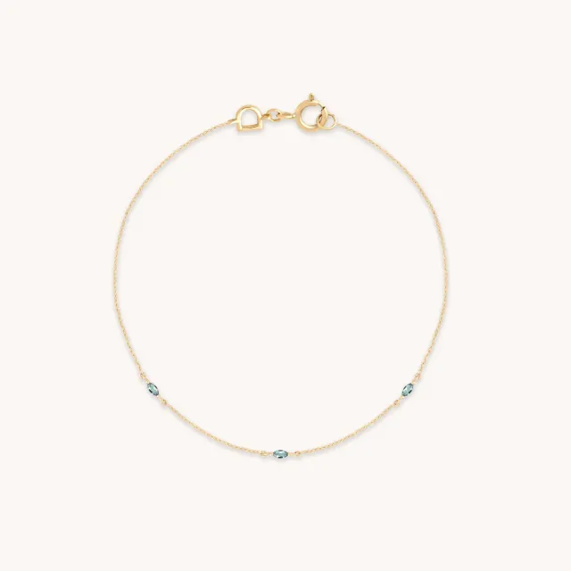 Astrid & Miyu Alexandrite bracelet charm or massif