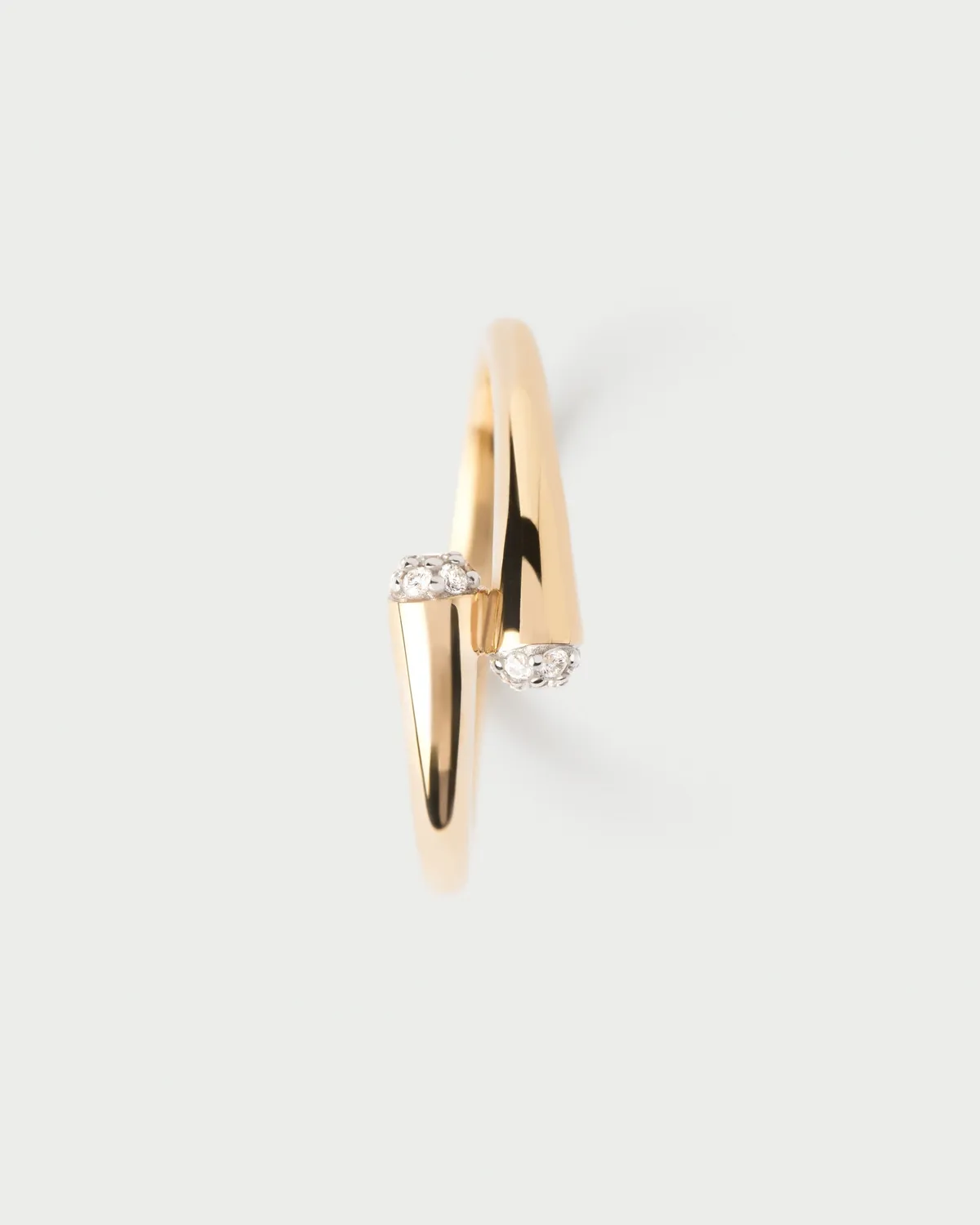 PDPAOLA Eclipse bague or diamants 0.09 carat