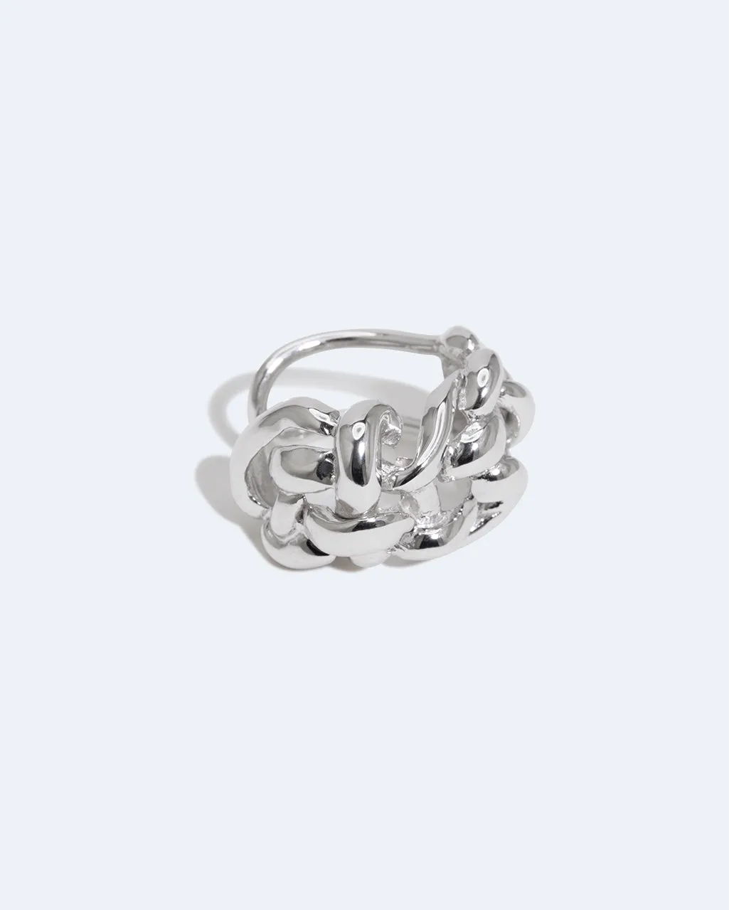 Completedworks Woven manchette oreille argent recyclé
