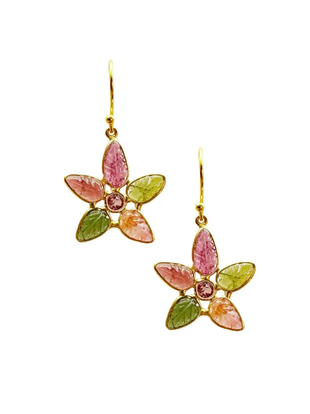 Le Fourbi de Capucine G10 boucles d'oreilles argent doré