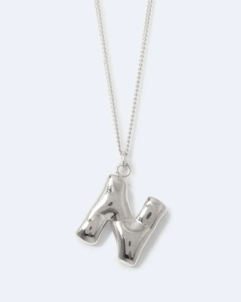 Completedworks Classicworks N collier lettre N argent recyclé