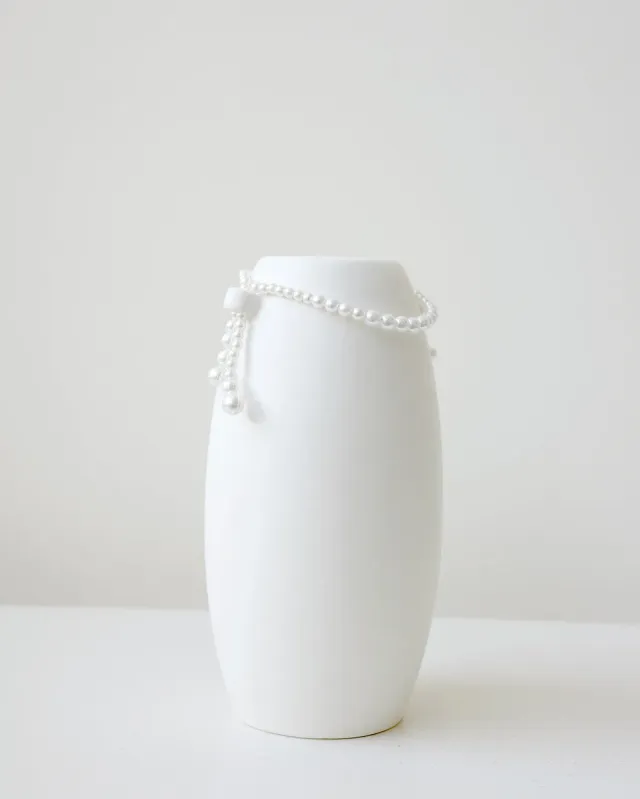 Completedworks Where Time Thins petit vase céramique blanc mat