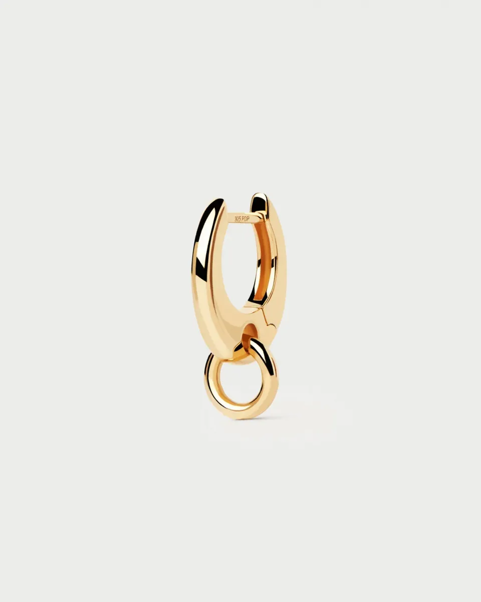 PDPAOLA Spin Single Hoop mono créole dorée