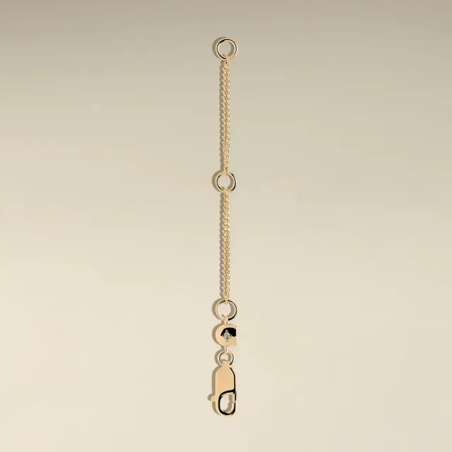 Astrid & Miyu Curb Chain rallonge collier or