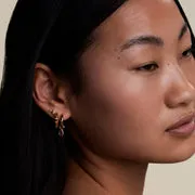 Astrid & Miyu Sunset Duo clous d'oreilles dorés