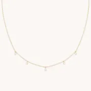 Astrid & Miyu Diamond Quartz collier or pendentif