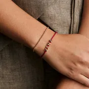 Astrid & Miyu X Initial Click Charm breloque or jaune massif