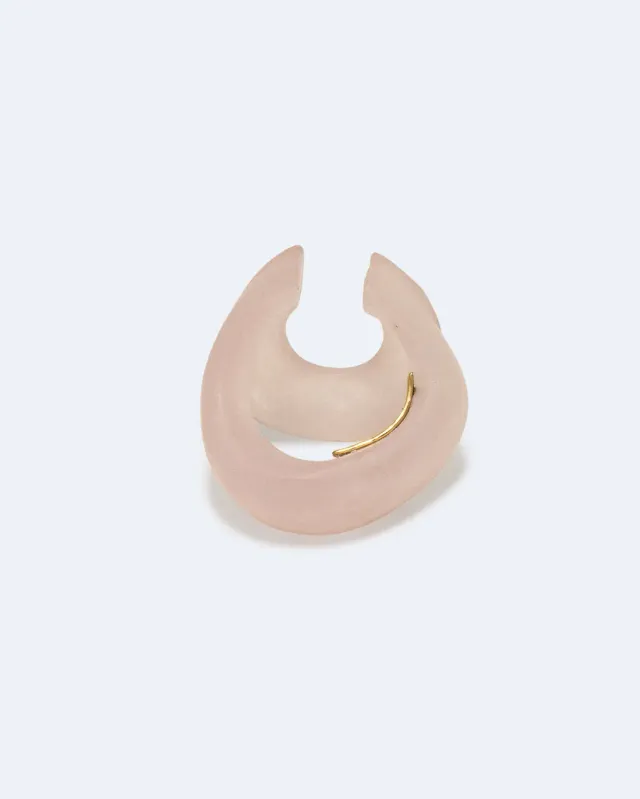 Completedworks Somewhere ear cuff quartz rose vermeil