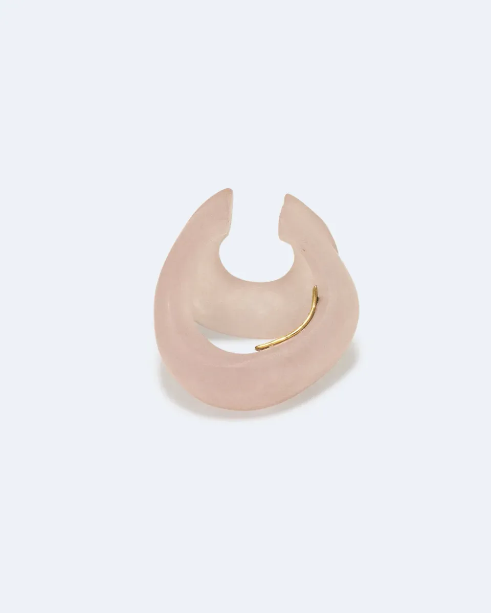 Completedworks Somewhere ear cuff quartz rose vermeil