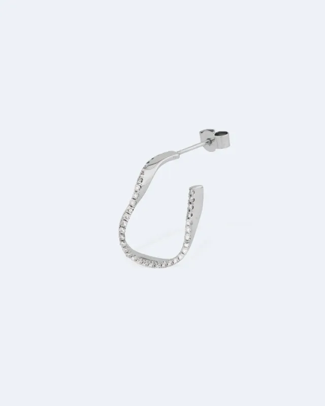 Completedworks Elegy W.W. mono boucle or blanc diamant