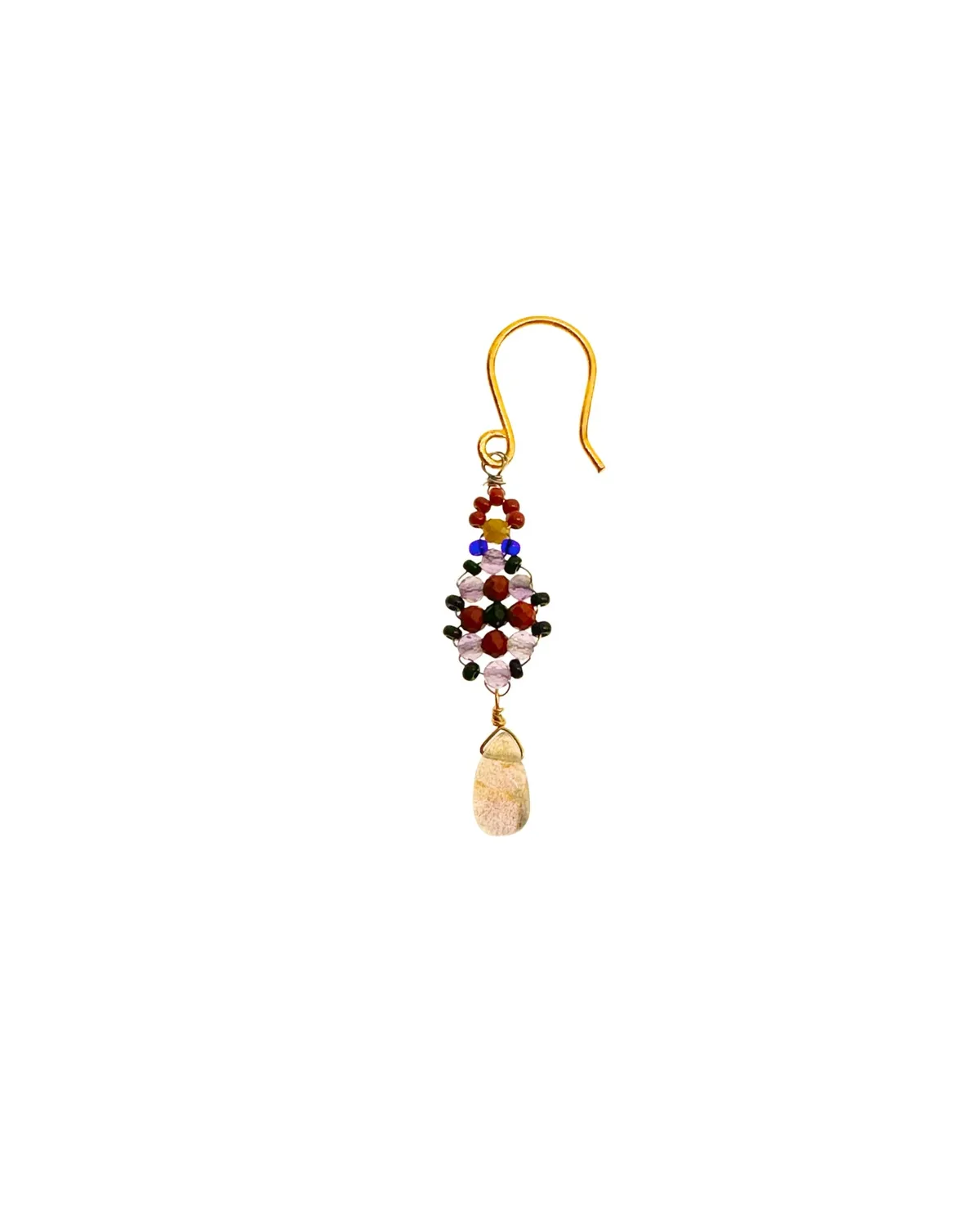 Le Fourbi de Capucine P14 boucles d'oreilles labradorite