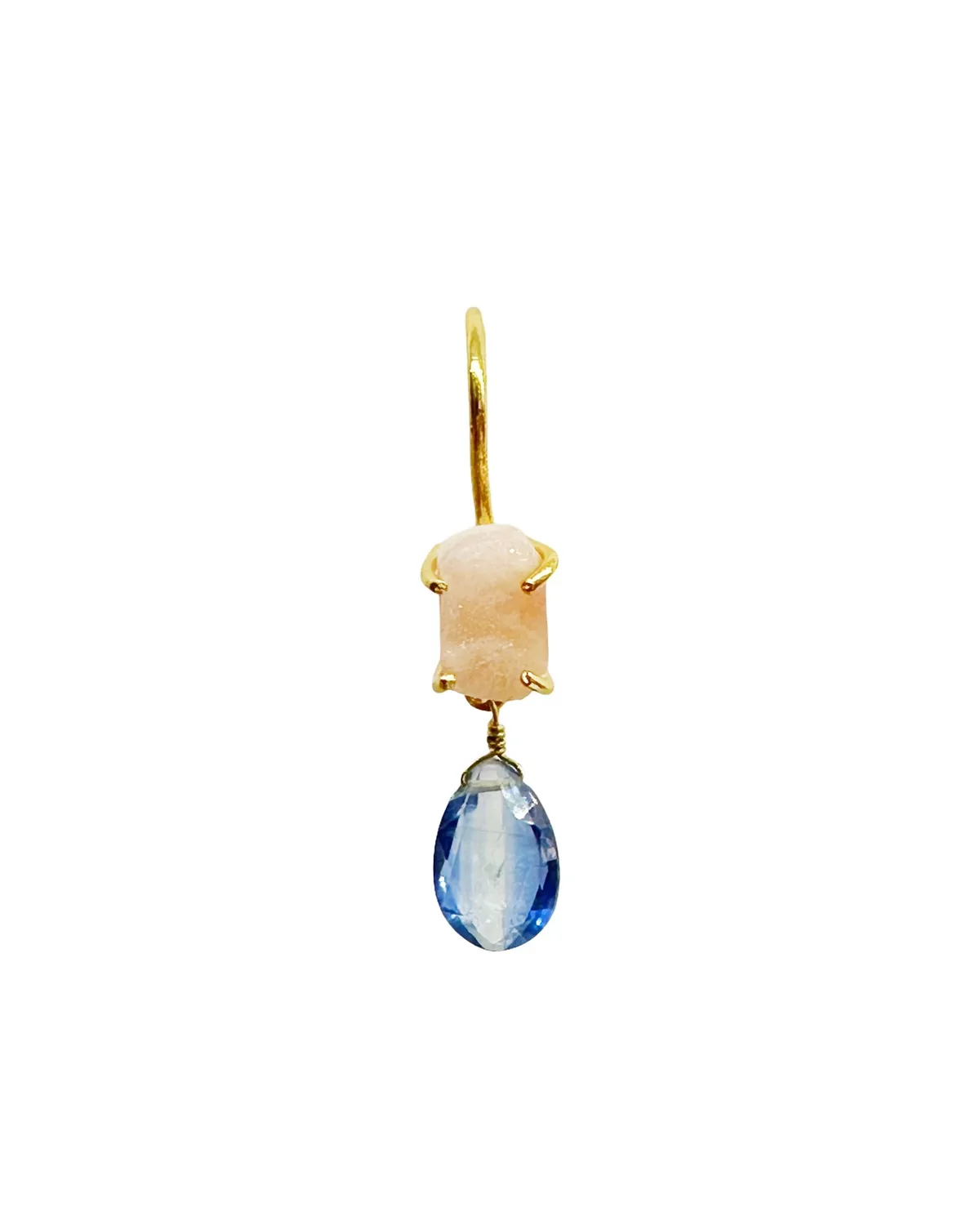 Le Fourbi de Capucine D19 boucles d'oreilles asymétriques doré