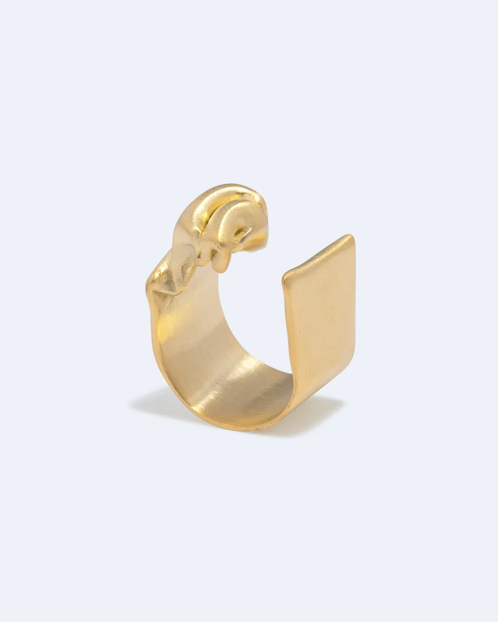 Completedworks Crumple bague vermeil or recyclé