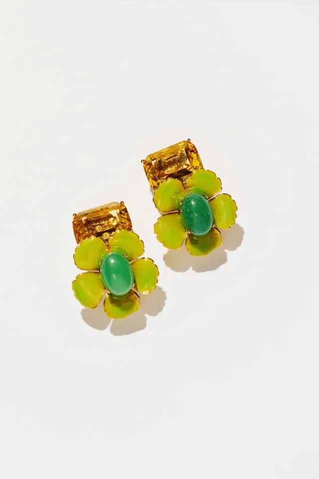 Philippe Ferrandis Bagatelle boucles clips 3,5 cm dorées