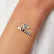 Astrid & Miyu Leo Zodiac bracelet argent lion