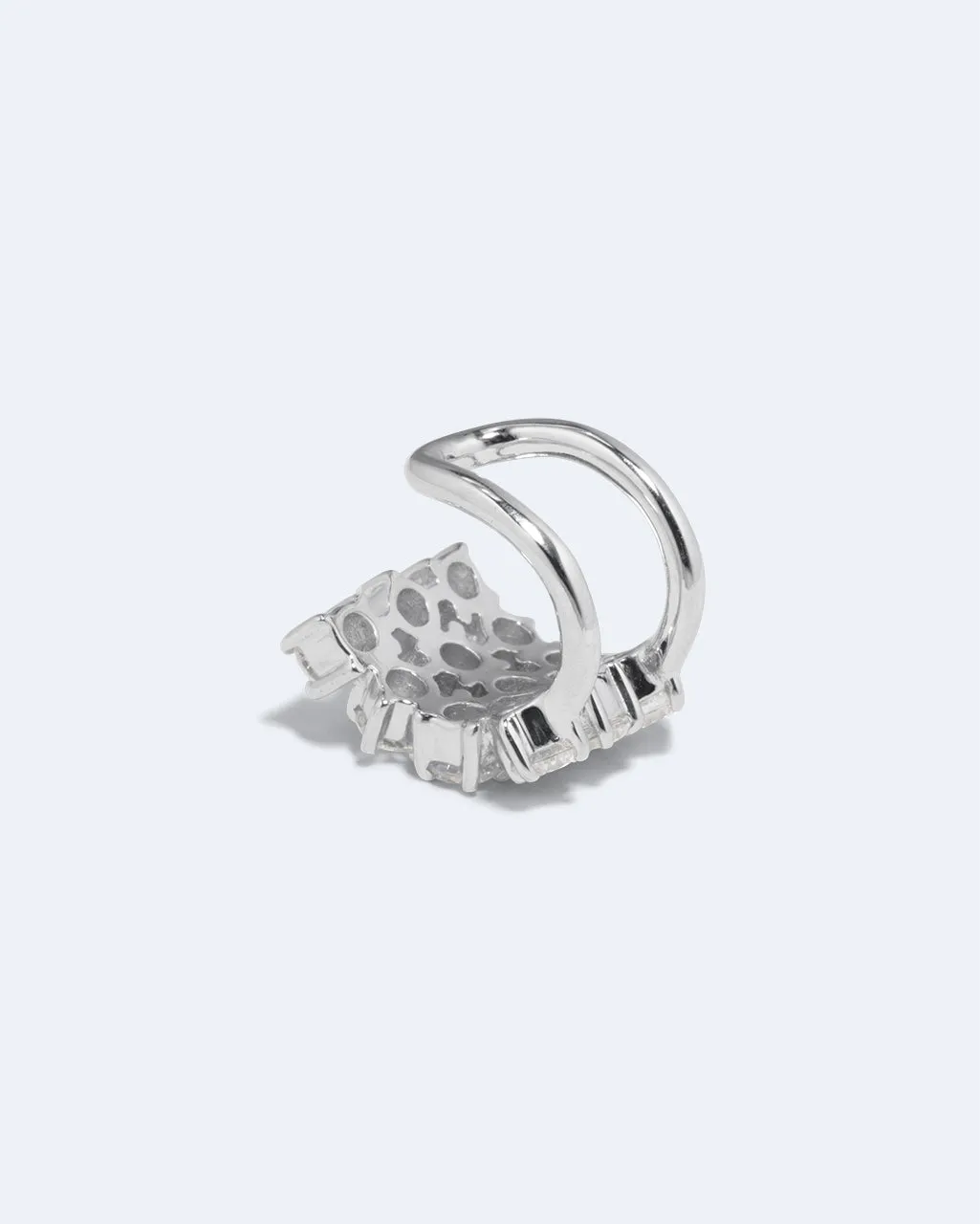 Completedworks Juggernaut ear cuff zirconia argent recyclé