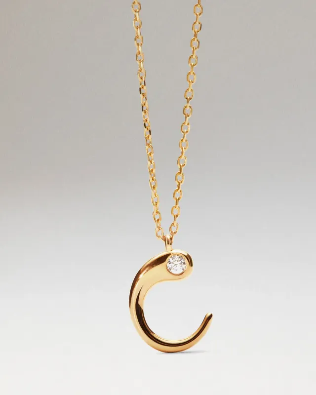 PDPAOLA Initiale C collier lettre doré 40-50 cm