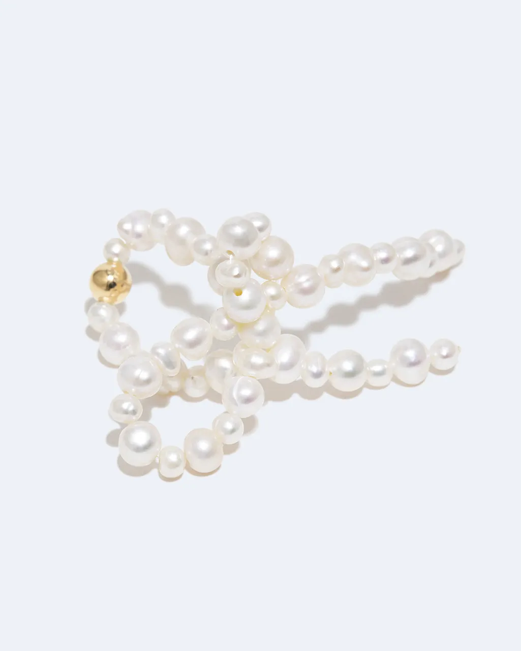 Completedworks Loop-the-Loop bague perle vermeil or