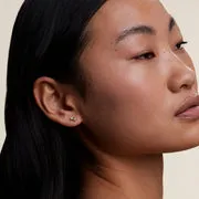 Astrid & Miyu Sunset Duo clous d'oreilles dorés