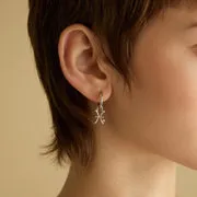 Astrid & Miyu Pisces charm clip argent poissons