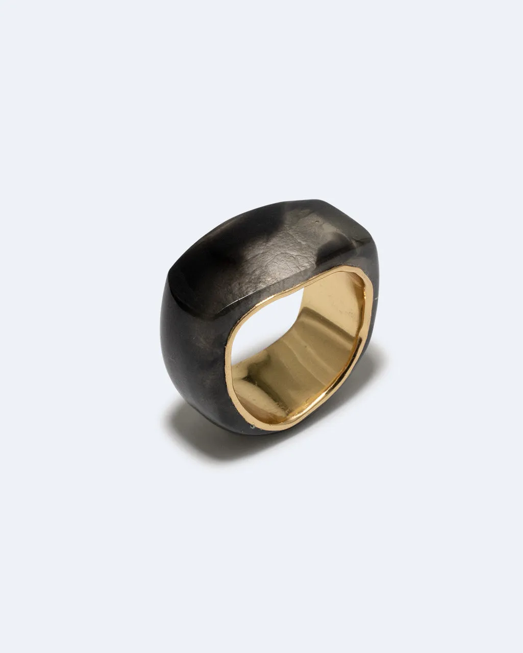 Completedworks A Virtuous Circle bague quartz fumé vermeil