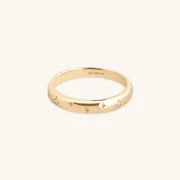 Astrid & Miyu Hardware Diamond bague or massif diamant