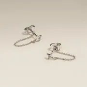 Astrid & Miyu Cosmic Star Chain puces argent étoile