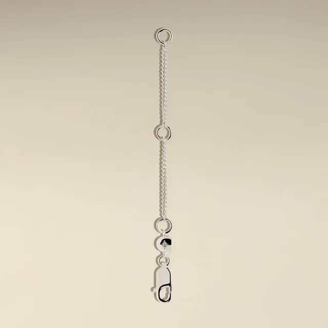 Astrid & Miyu Curb Chain Extender collier rallonge argent