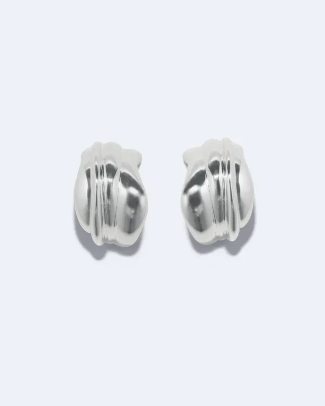 Completedworks Foreshore boucles d'oreilles argent recyclé