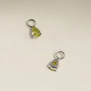 Astrid & Miyu Peridot August charm péridot or blanc
