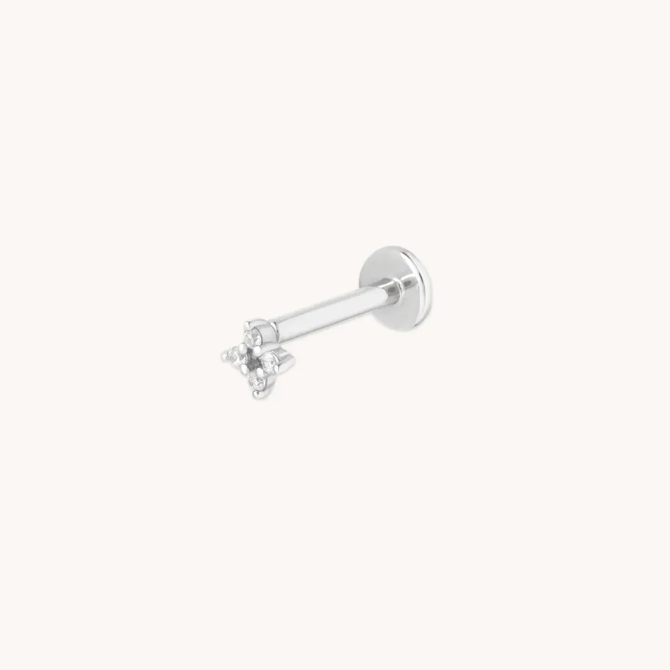 Astrid & Miyu Cosmic Star Crystal piercing or blanc massif