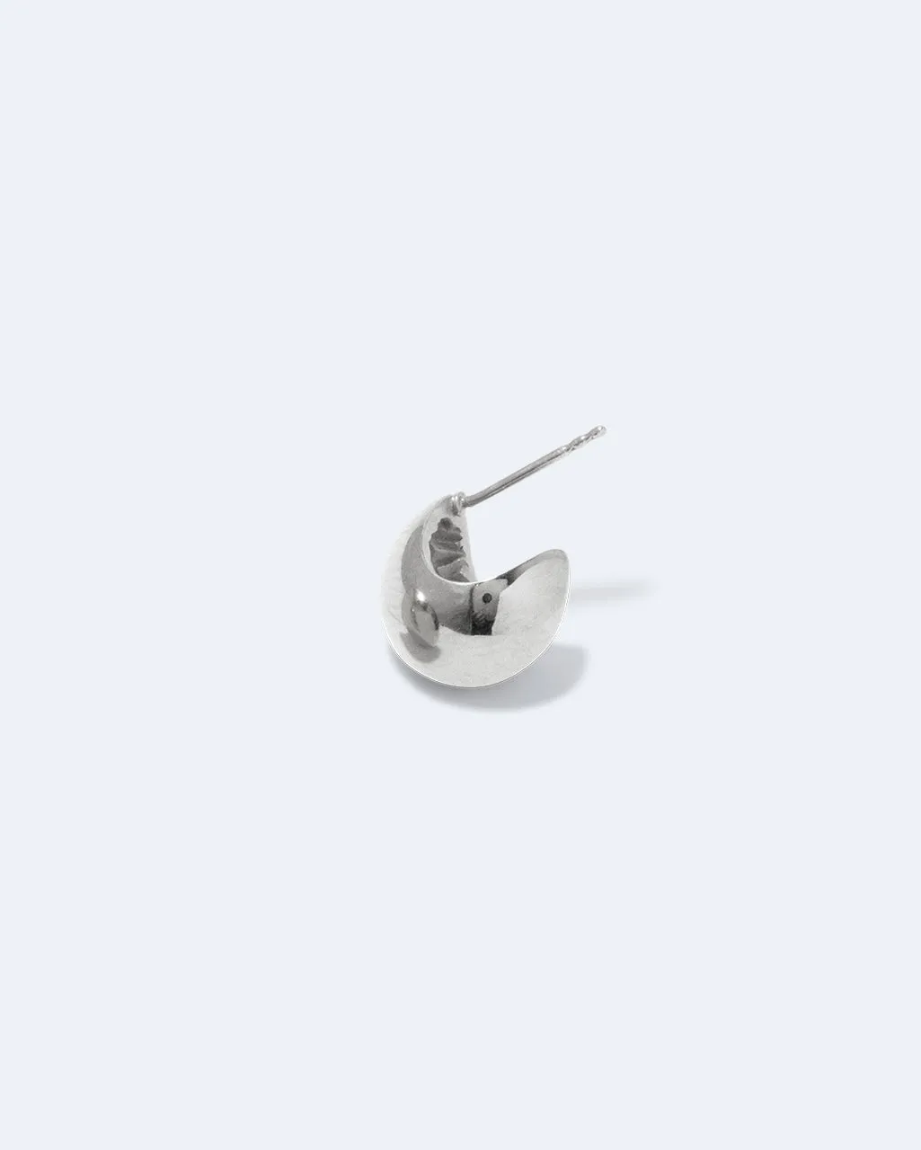 Completedworks H39 boucles d’oreilles plaqué platine