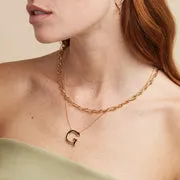Astrid & Miyu Infinite collier chaîne doré maillons