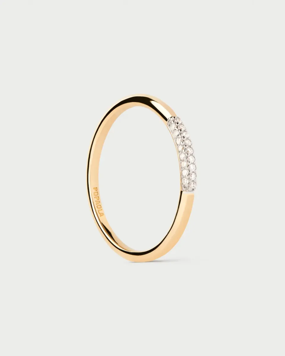 PDPAOLA Nora bague or diamants 0,11 ct