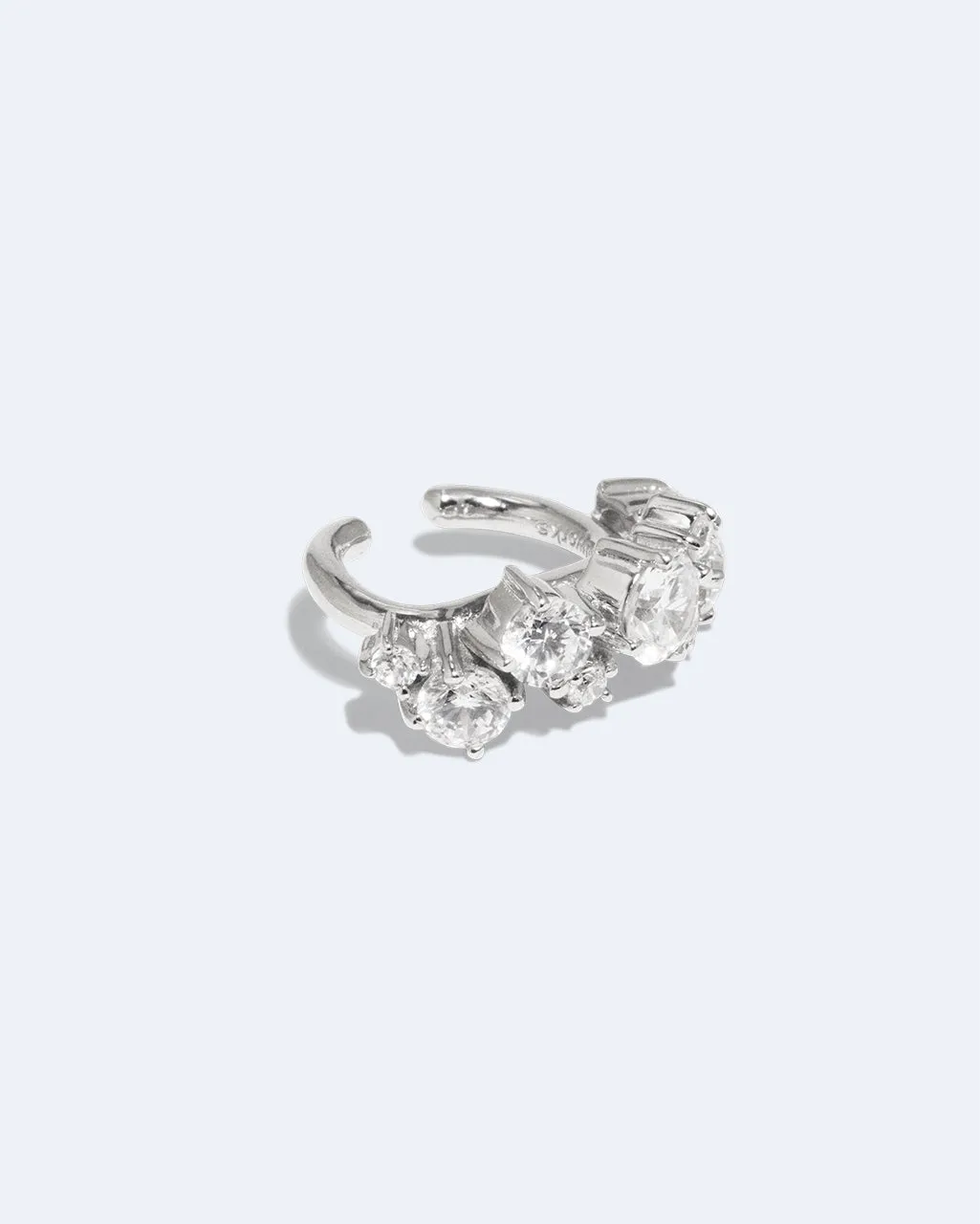 Completedworks Horizons manchette oreille argent zirconia