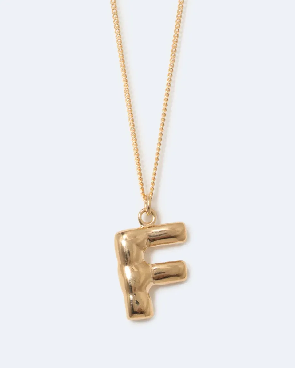 Completedworks Classicworks F collier lettre doré