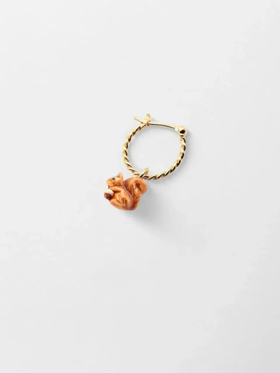 Nach Bijoux Mini créole écureuil boucle d'oreille à l'unité