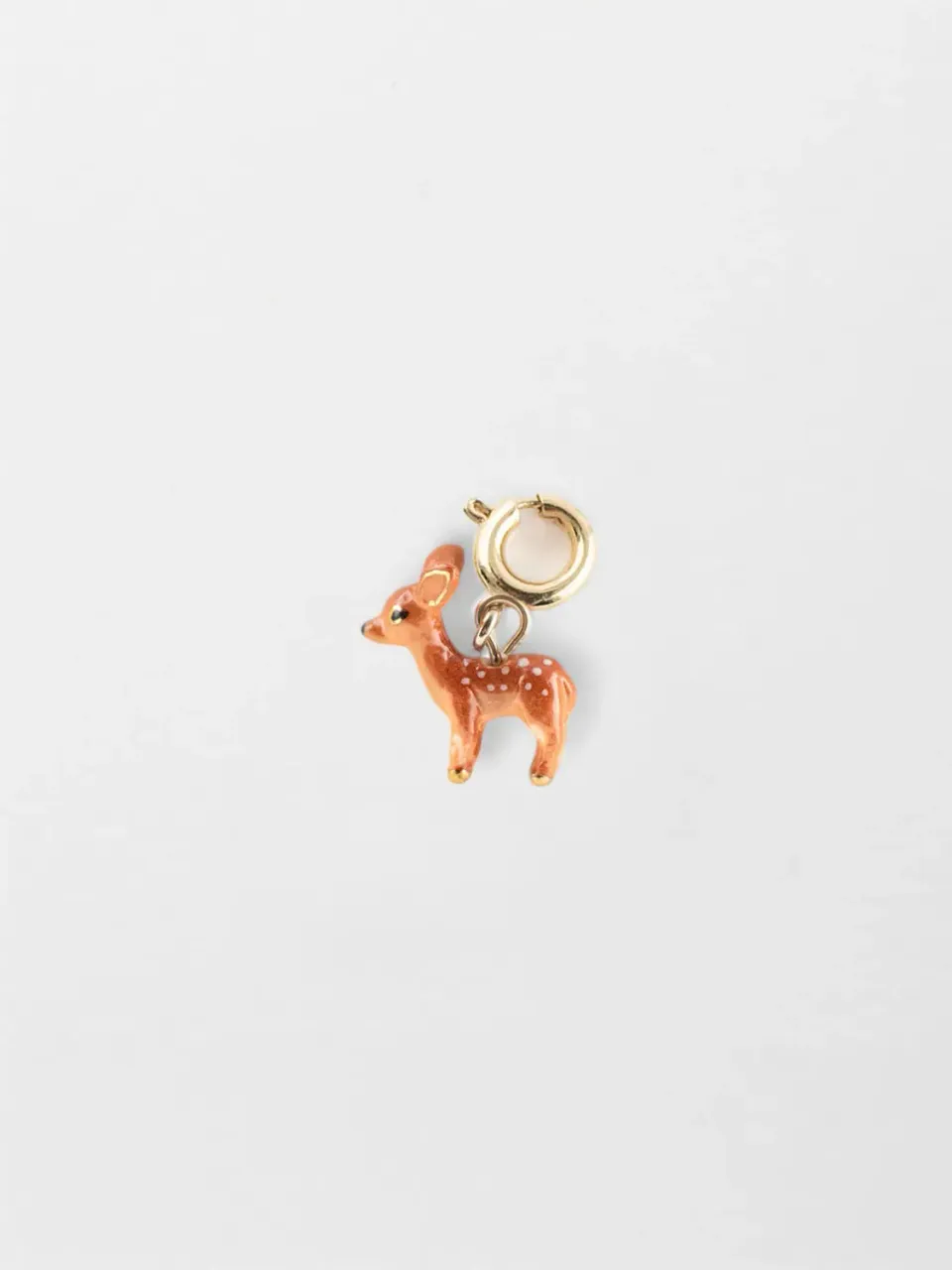 Nach Bijoux biche charm porcelaine dorée 1 cm