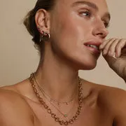 Astrid & Miyu Opal Charm clous doré goutte opale