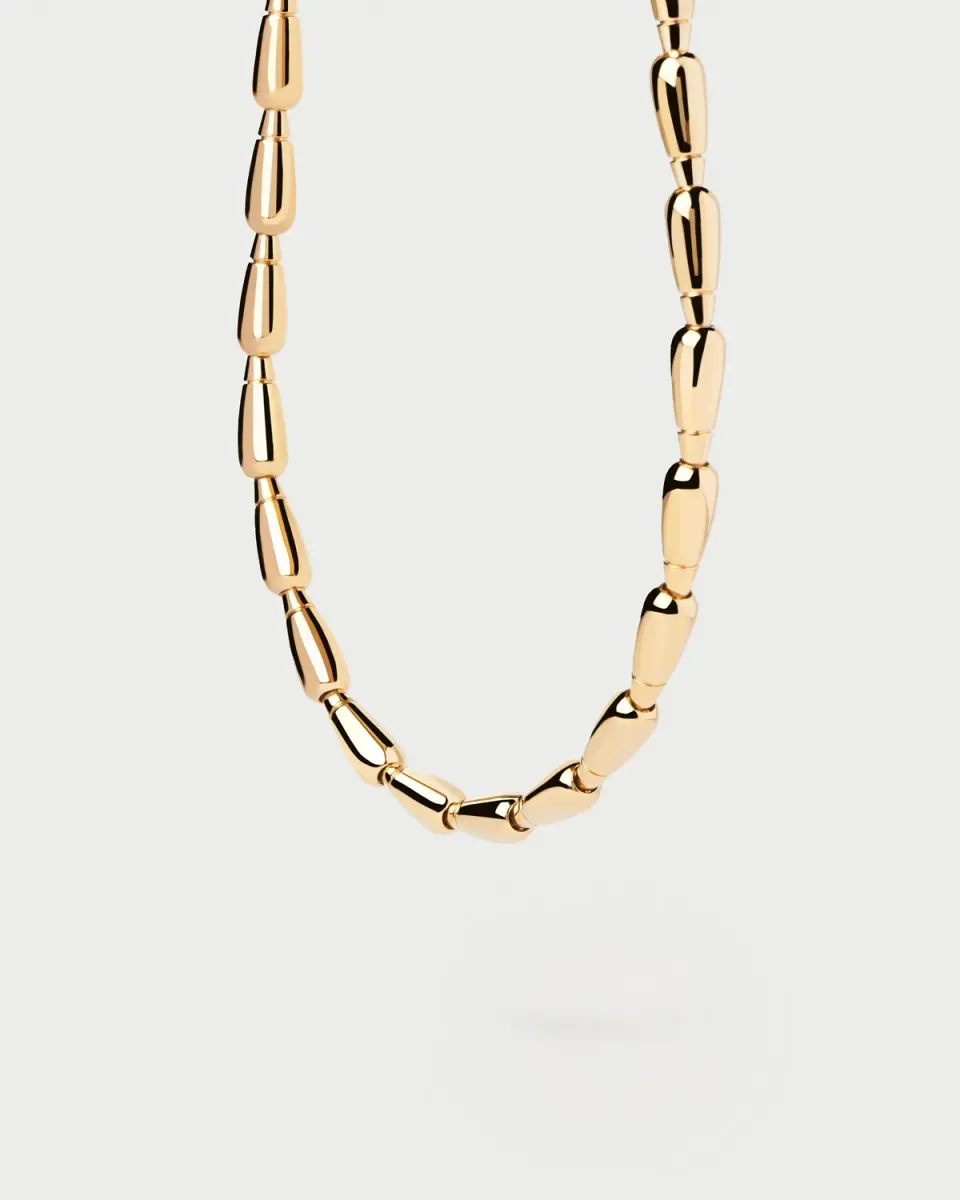 PDPAOLA Gigi collier chaîne large doré 44,5 cm